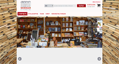 Desktop Screenshot of buchhandlung-weidinger.de